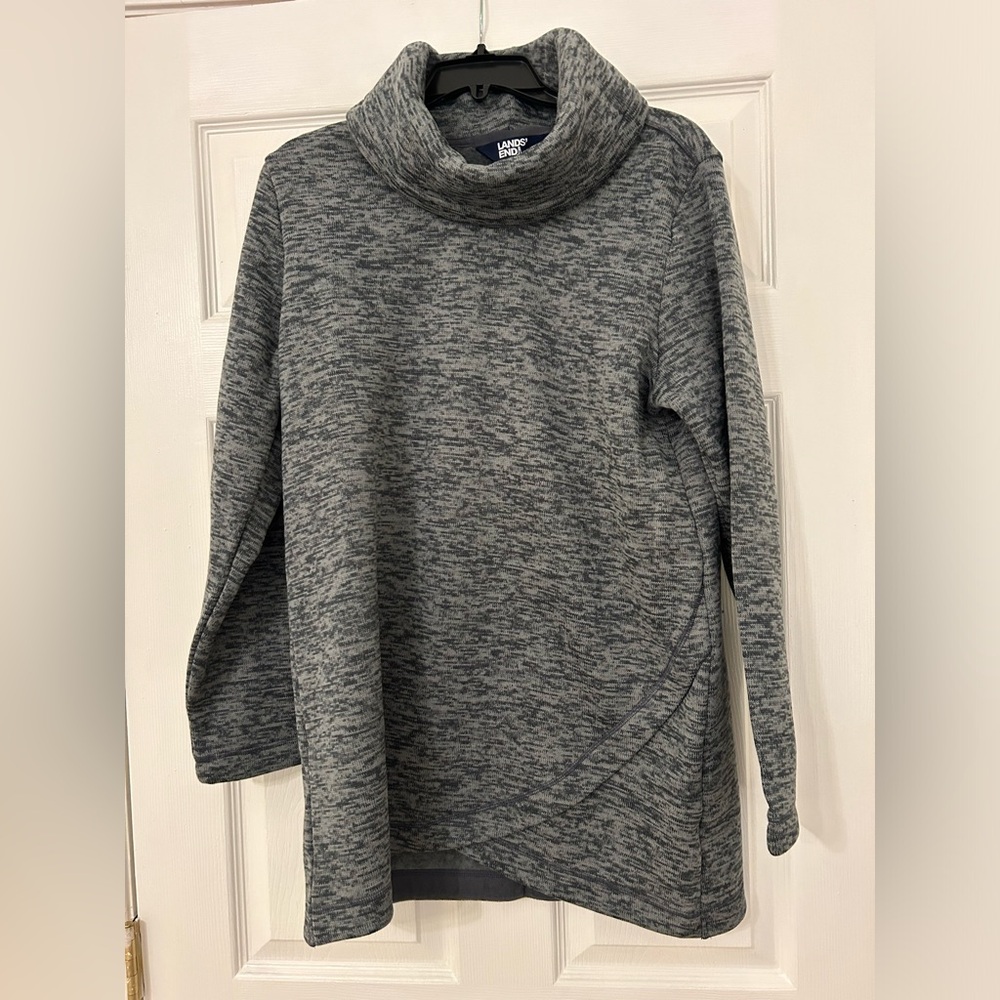 Lands End Tunic, Pullover Sweater w/ Turtleneck